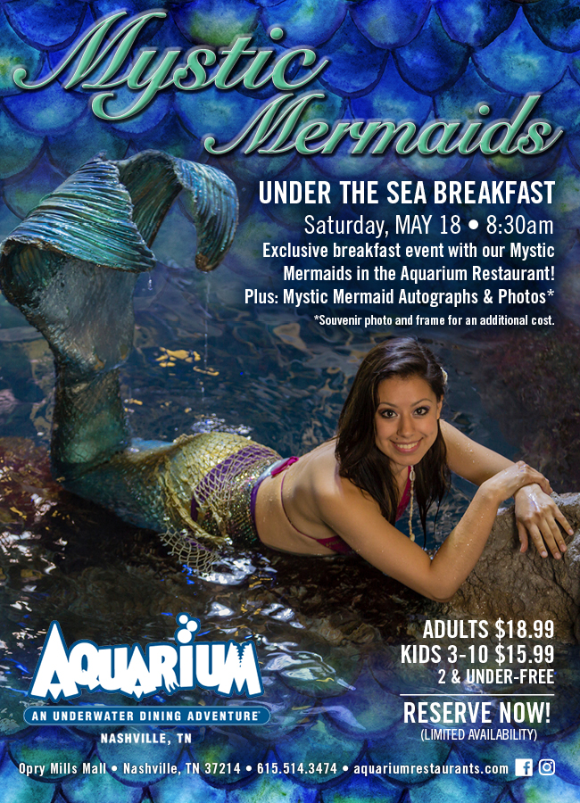 Mystic Mermaids Under the Sea Breakfast. Reserve now.