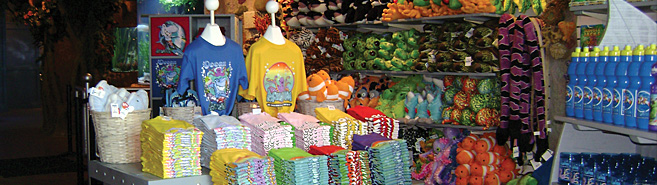 Gift Shop and t-shirts